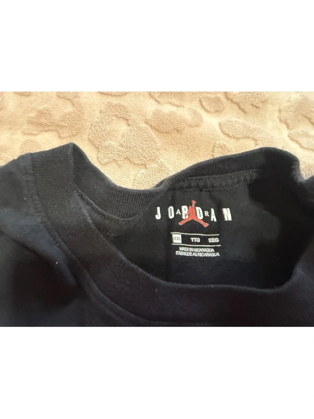 Air Jordan Men’s Black Short Sleeve Shirt! 2XL